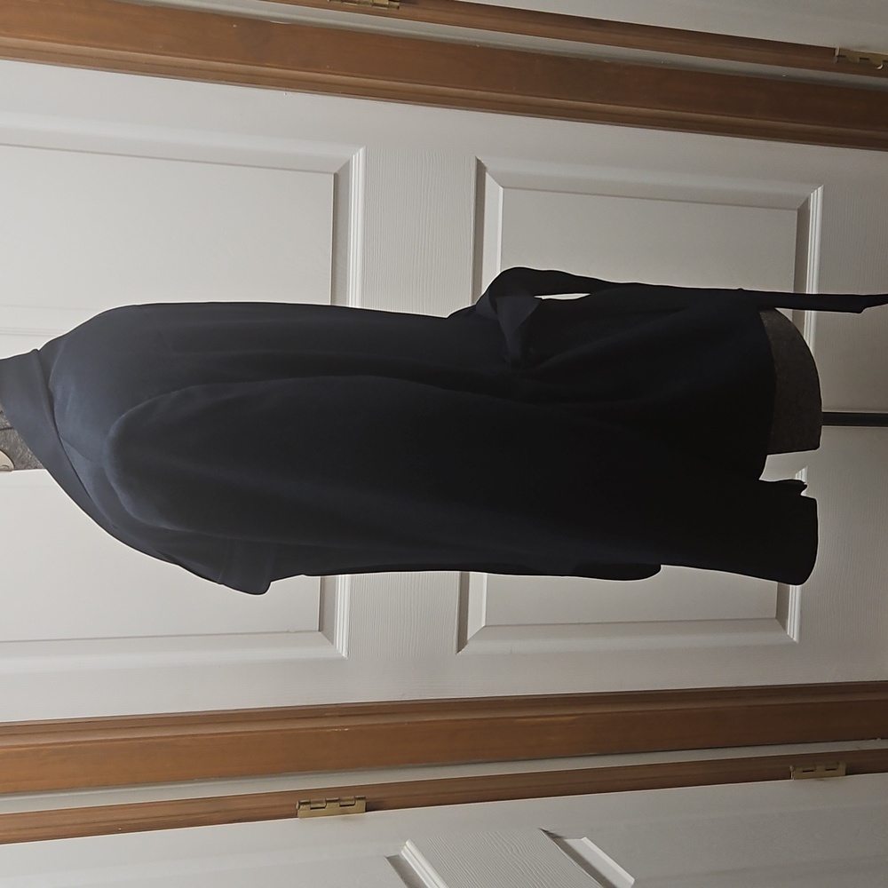 Le Suit Belted Navy Blue Blazer - Picture 5 of 12